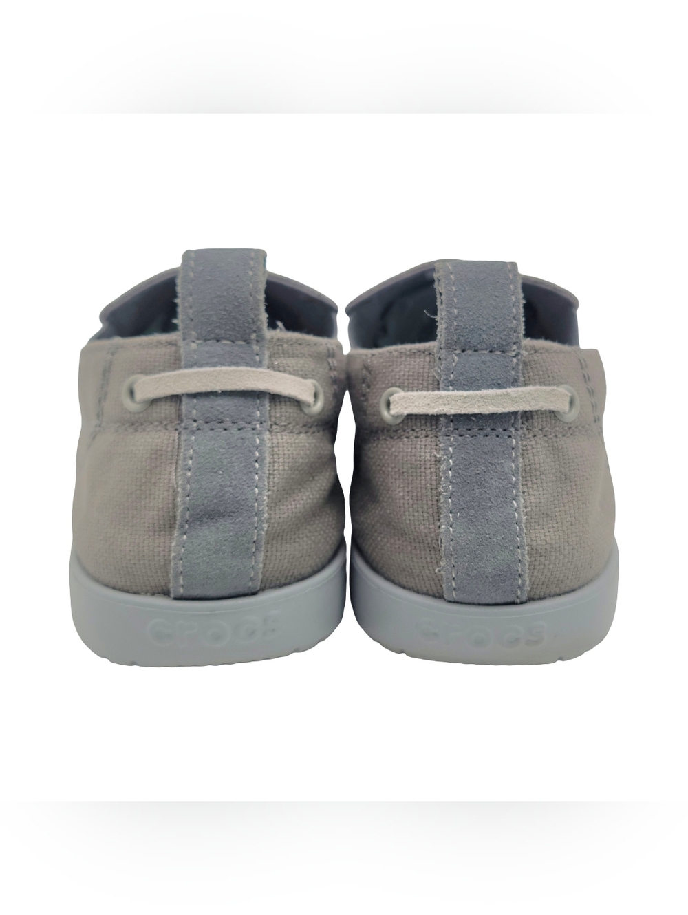 Crocs Walu Slip On Loafers Slate Grey• Like new• Men's Size 10 - Picture 5 of 8